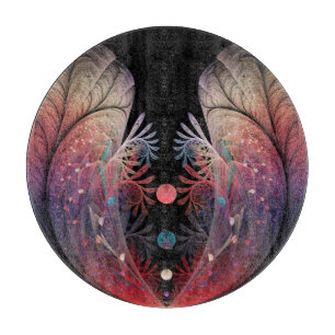 Abstrakte moderne Fantasie-Fraktal-Kunst Jongliere Schneidebrett