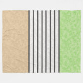 Abstrakte, moderne Farben beige minzgrün blau Fleecedecke (Vorderseite (Horizontal))