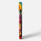 Abstrakte, moderne, farbenfrohe Reise Case-Mate iPhone Hülle (Rückseite / Links)