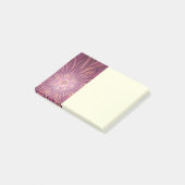 Abstrakte moderne florale fraktale Kunst Beerenfar Post-it Klebezettel (angewinkelt)