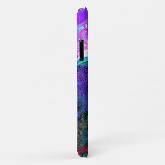 Abstrakte, moderne Fluid Art Case-Mate iPhone Hülle (Hinten/Rechts)