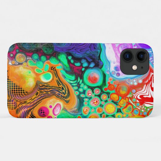 Abstrakte, moderne Fluid Art Case-Mate iPhone Hülle (Rückseite (Horizontal))