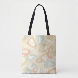 Abstrakte moderne Formen geometrische pastellfarbe Tasche