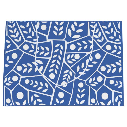 Abstrakte moderne Formen - Geschenktasche Große Geschenktüte (Vorderseite)