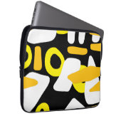Abstrakte moderne Formen Laptopschutzhülle (Vorne Rechts)