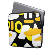 Abstrakte moderne Formen Laptopschutzhülle (Vorderseite Links)