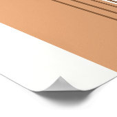 Abstrakte moderne Formen Poster (Ecke)