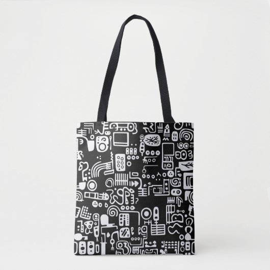 Abstrakte moderne Formen Tasche (Vorderseite)