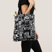 Abstrakte moderne Formen Tasche (Von Nahem)