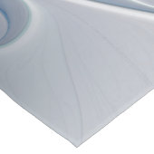 Abstrakte moderne Fraktal-Blume mit Blau geblüht Kurzer Tischläufer (Ecke)