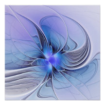 Abstrakte moderne fraktale Kunst Lavendelblau