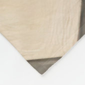 Abstrakte moderne Frau mutig malen Fleecedecke (Ecke)