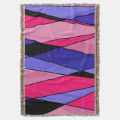 Abstrakte moderne geometrische Formen Dreiecke ros Decke (Vorderseite Vertikal)