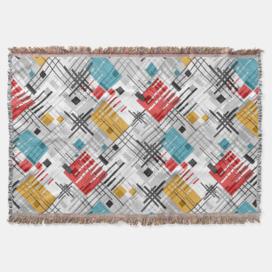 Abstrakte moderne geometrische Formen gestreift li Decke