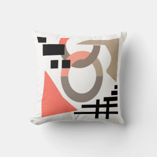 Abstrakte, moderne geometrische Formen Kissen