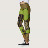 Abstrakte moderne geometrische Formen Leggings