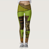 Abstrakte moderne geometrische Formen Leggings