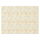 Abstrakte moderne geometrische Formen pastellfarbe Tischdecke (Vorderseite (Horizontal))