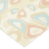 Abstrakte moderne geometrische Formen pastellfarbe Tischdecke (Schrägansicht)