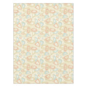 Abstrakte moderne geometrische Formen pastellfarbe Tischdecke (Vorderseite)