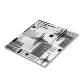 Abstrakte, moderne geometrische Formen, Streifen Fliese (Seite)