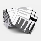 Abstrakte, moderne geometrische Formen, Streifen Krawatte (Gerollt)