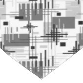 Abstrakte, moderne geometrische Formen, Streifen Tischdecke (Schrägansicht)