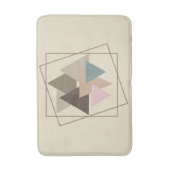 Abstrakte moderne geometrische futuristische Kunst Badematte (Vorderseite Vertikal)