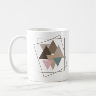 Abstrakte moderne geometrische futuristische Kunst Kaffeetasse