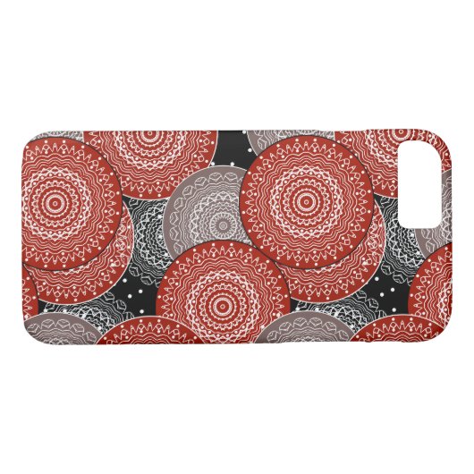 Abstrakte, moderne geometrische Kreise runden Form Case-Mate iPhone Hülle (Rückseite (Horizontal))