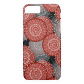 Abstrakte, moderne geometrische Kreise runden Form Case-Mate iPhone Hülle (Rückseite)