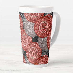 Abstrakte, moderne geometrische Kreise runden Form Milchtasse