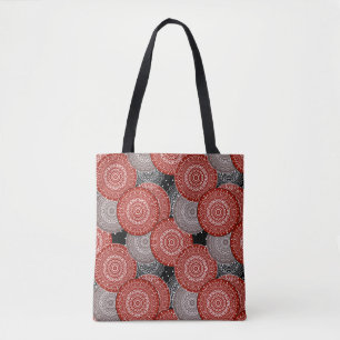 Abstrakte, moderne geometrische Kreise runden Form Tasche
