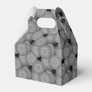 Abstrakte moderne geometrische Kreise runden Forme Geschenkschachtel