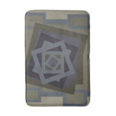 Abstrakte moderne geometrische Kunst Badematte (Vorderseite Vertikal)