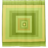 Abstrakte moderne geometrische Kunst Duschvorhang (Vorderseite)