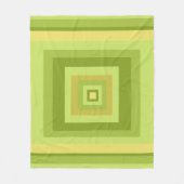 Abstrakte moderne geometrische Kunst Fleecedecke (Vorderseite)