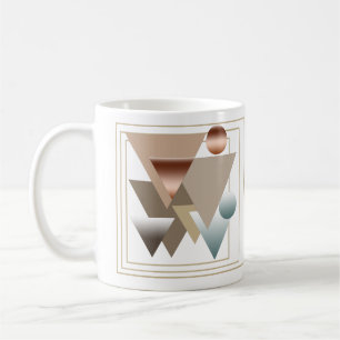 Abstrakte moderne geometrische Kunst Kaffeetasse