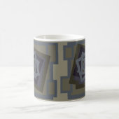 Abstrakte moderne geometrische Kunst Kaffeetasse (Mittel)