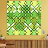 Abstrakte moderne geometrische Kunst Leinwanddruck (Insitu (Wohnzimmer))