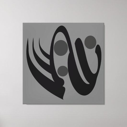 abstrakte moderne geometrische Kunst Leinwanddruck (Vorderseite)