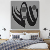 abstrakte moderne geometrische Kunst Leinwanddruck (Insitu (Schlafzimmer))
