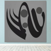 abstrakte moderne geometrische Kunst Leinwanddruck (Insitu (Holzboden))