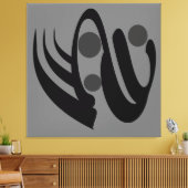 abstrakte moderne geometrische Kunst Leinwanddruck (Insitu (Wohnzimmer))