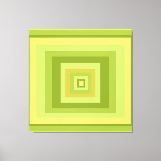 Abstrakte moderne geometrische Kunst Leinwanddruck (Vorderseite)