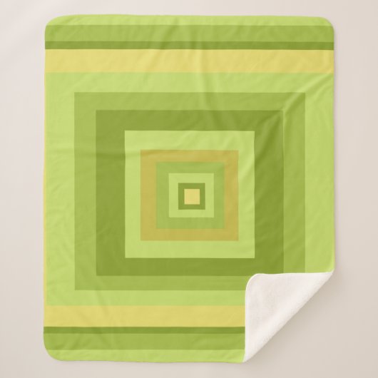 Abstrakte moderne geometrische Kunst Sherpadecke (Vorderseite)