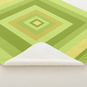 Abstrakte moderne geometrische Kunst Sherpadecke (3/4)