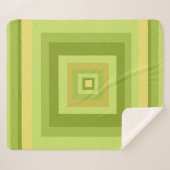 Abstrakte moderne geometrische Kunst Sherpadecke (Vorderseite (Horizontal))