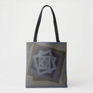 Abstrakte moderne geometrische Kunst Tasche