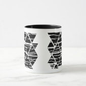 Abstrakte moderne geometrische Kunst Tasse (Zentrum)